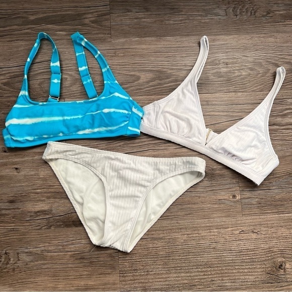 Xhilaration Ribbed Tie-Dye Bikini Sets - Picture 6 of 9